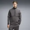PUMA PUMATECH Half Zip Gri Erkek Sweatshirt