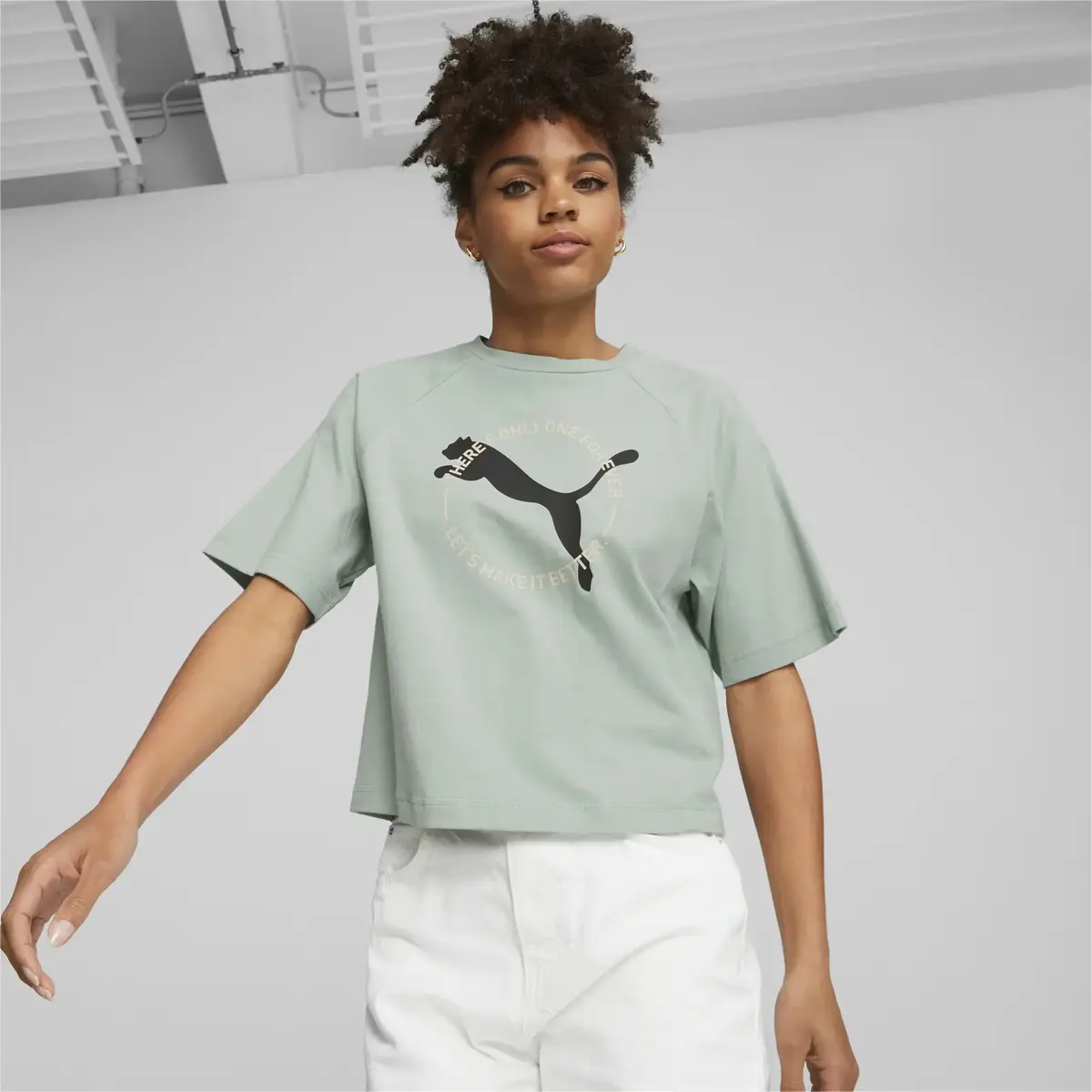 Puma BETTER SPORTSWEAR Tee Yeşil Kadın T-Shirt