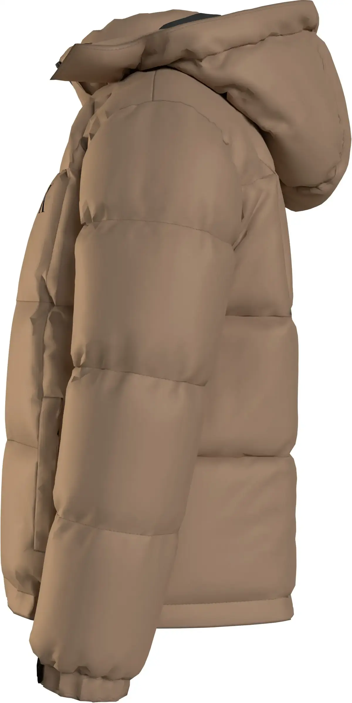 Calvin Klein SHORT QUILTED PUFFER Kadın Kahverengi Şişme Mont