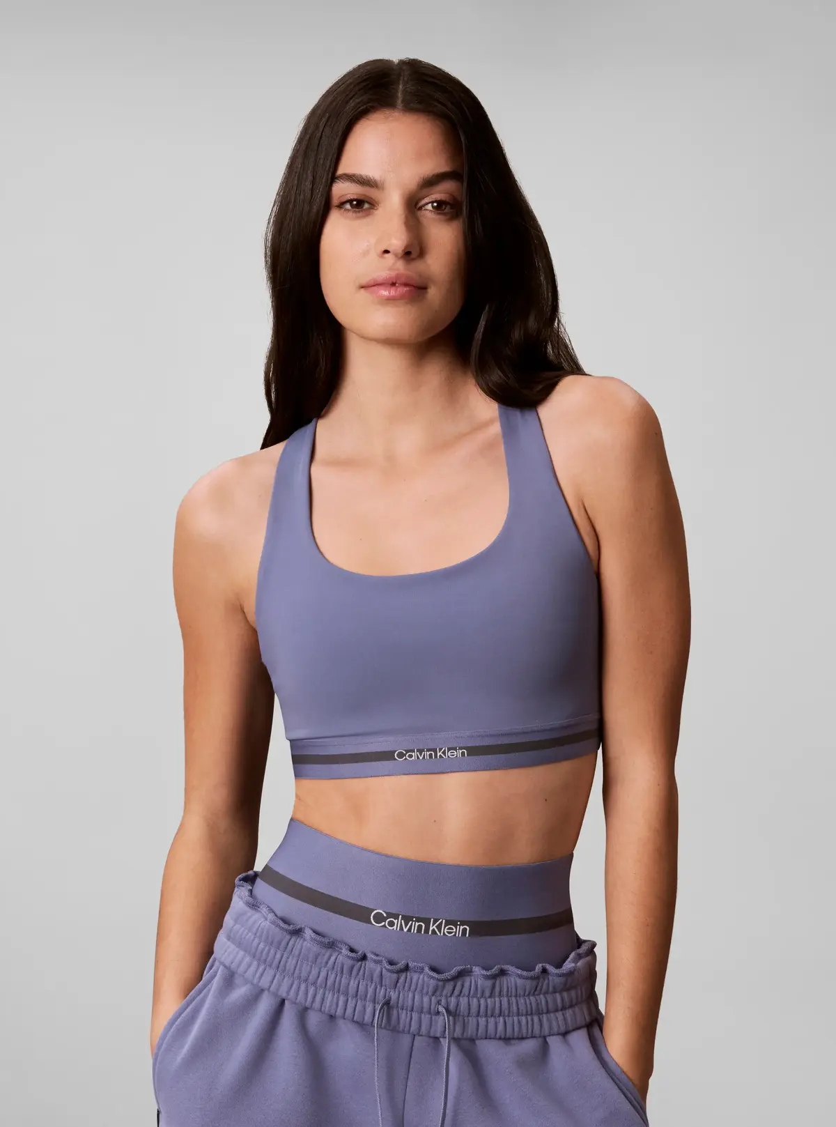 Calvin Klein Icon Sport Medium Su, C53 Mor Kadın Sporcu Sütyeni