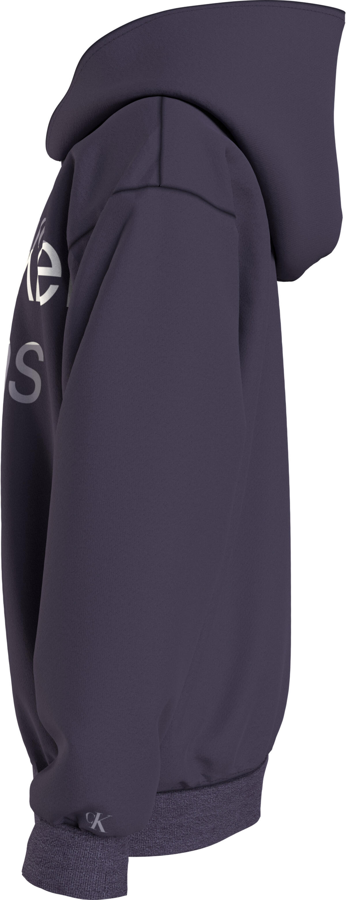 Calvin Klein HERO MAXI LOGO TERRY Erkek Mor Hoodie