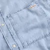 Calvin Klein REGULAR LINEAR DENIM, 1AA Mavi Erkek Gömlek