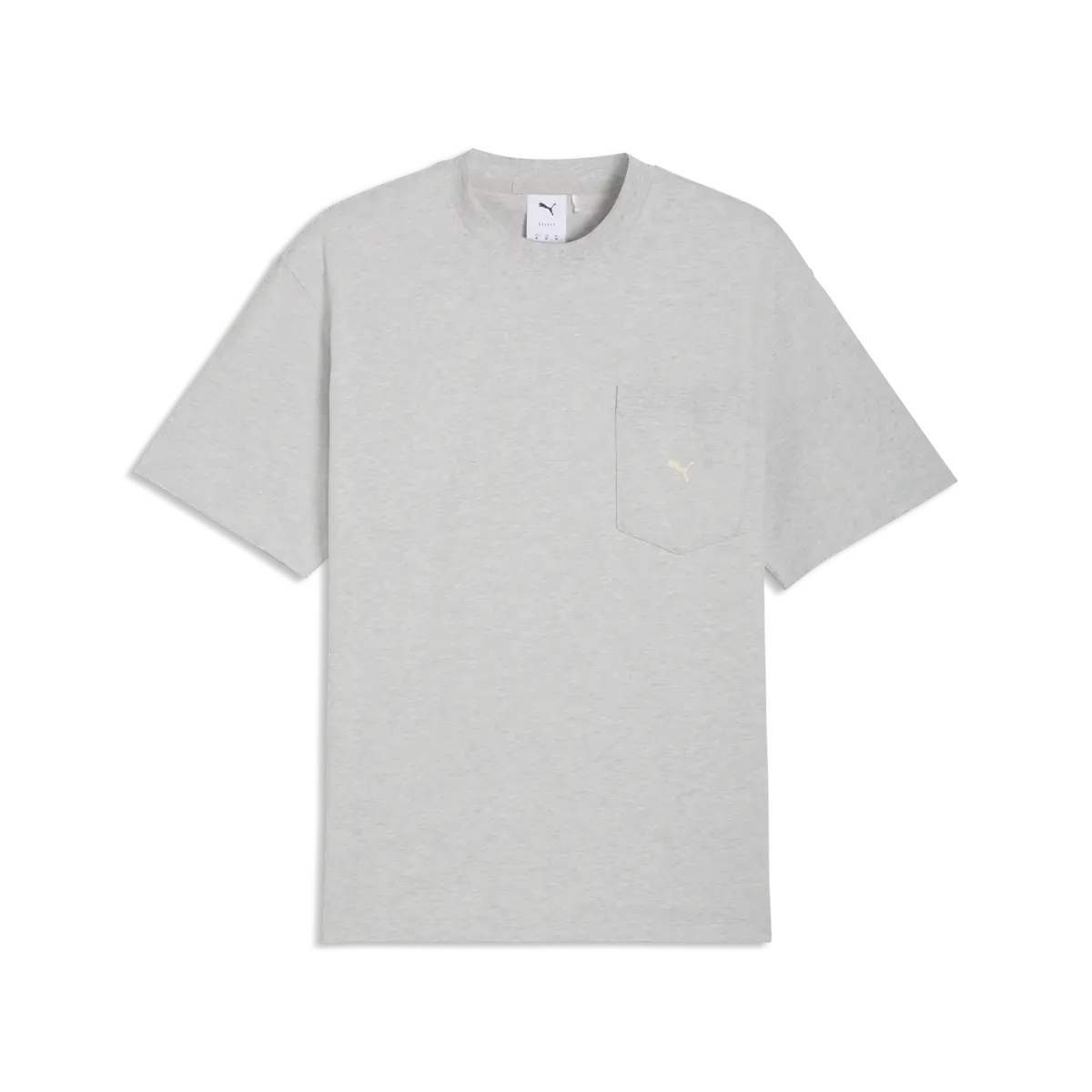 Puma SELECT Essentials Pocket Tee Açık Gri Erkek T-Shirt