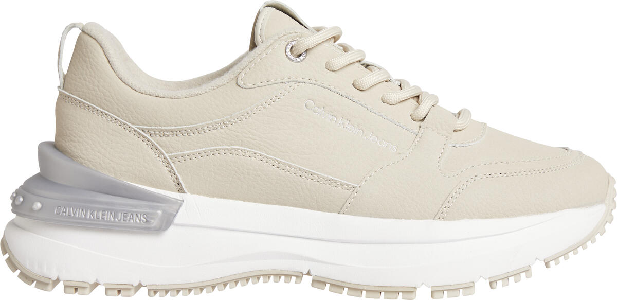 Calvin Klein CHUNKY RUNNER LACEUP Kadın Krem Günlük Spor Ayakkabı