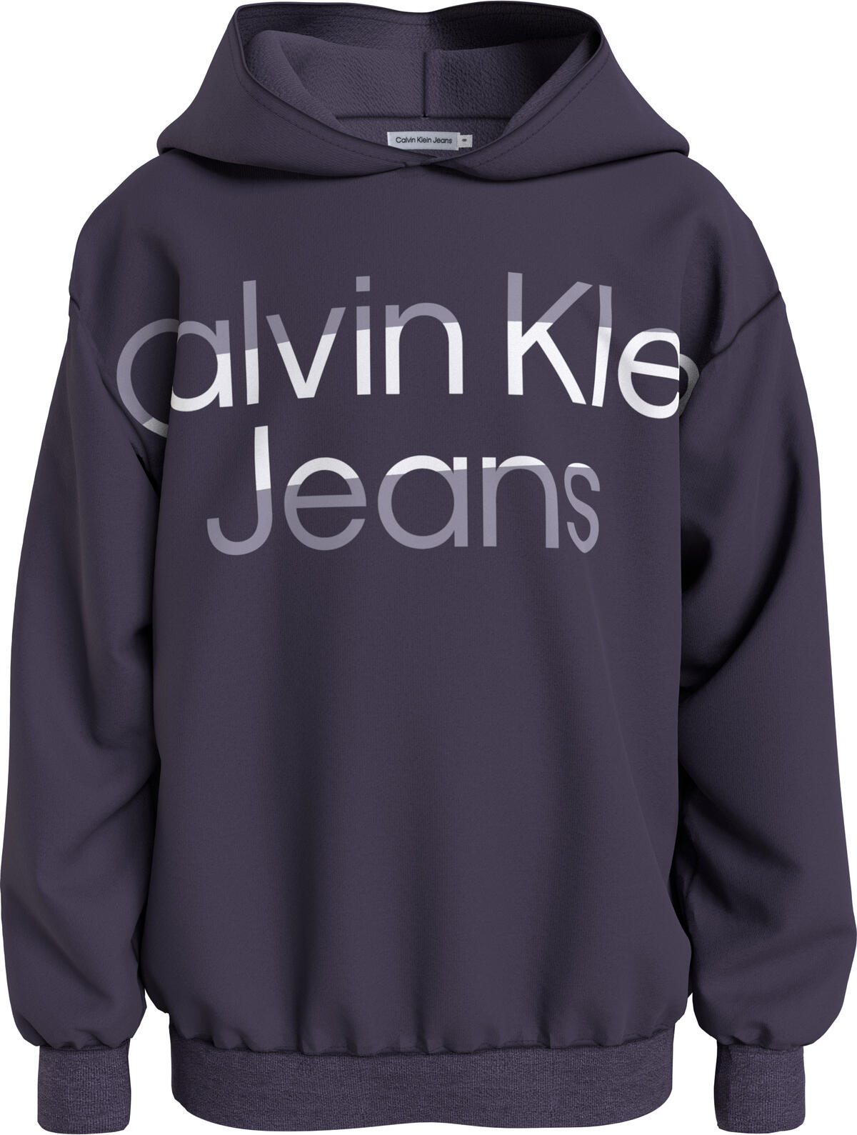 Calvin Klein HERO MAXI LOGO TERRY Erkek Mor Hoodie