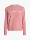 Calvin Klein CORE LOGO LS SWEATSH Kadın Pembe Sweatshirt