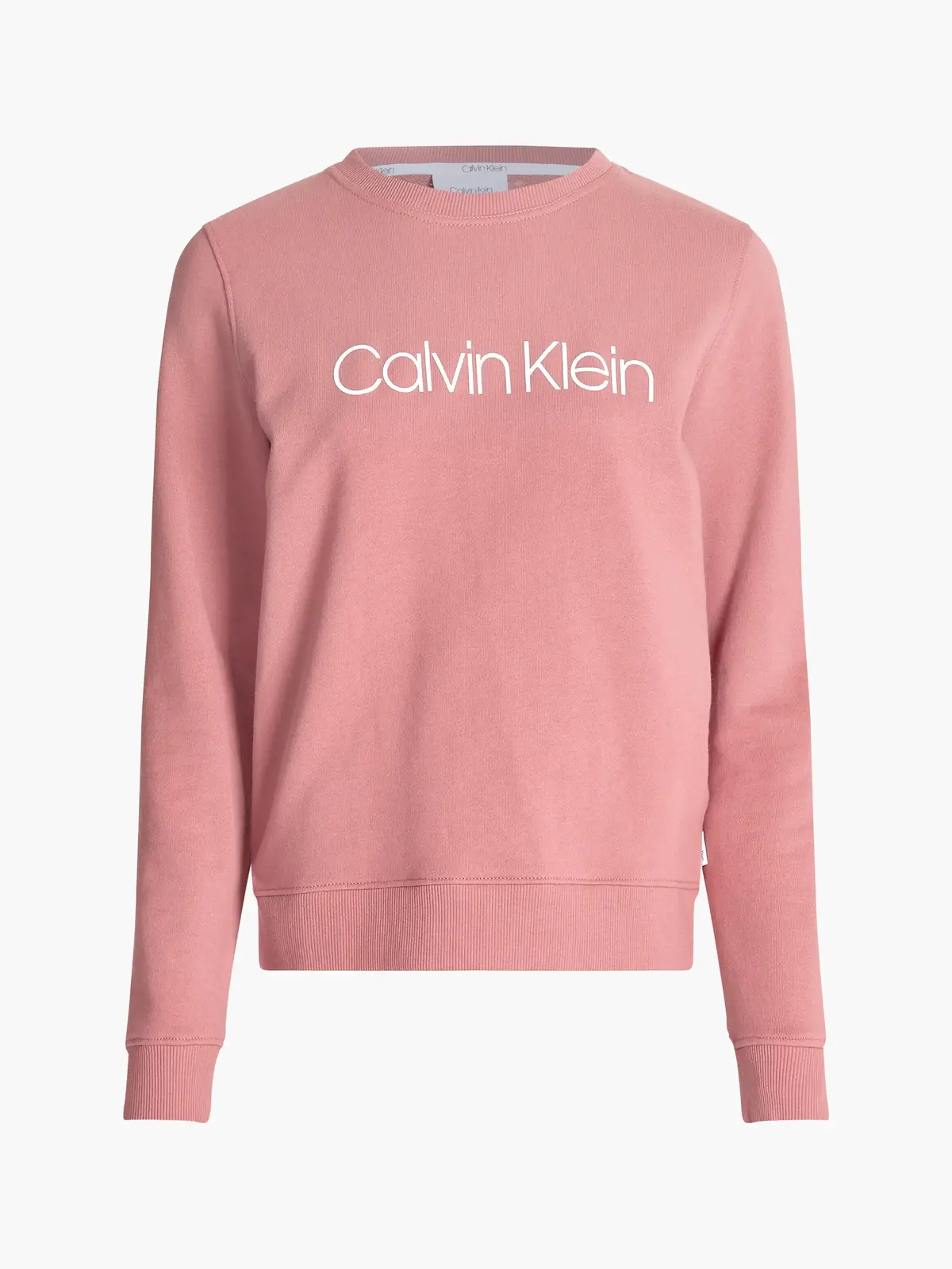 Calvin Klein CORE LOGO LS SWEATSH Kadın Pembe Sweatshirt