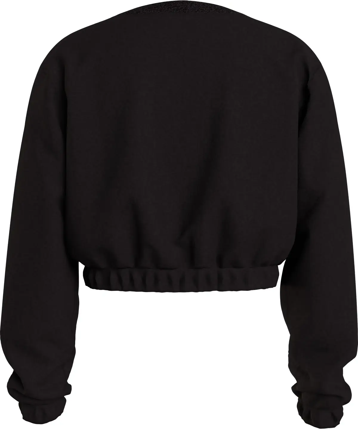 Calvin Klein METALLIC BOX LOGO SW Kadın Siyah Sweatshirt