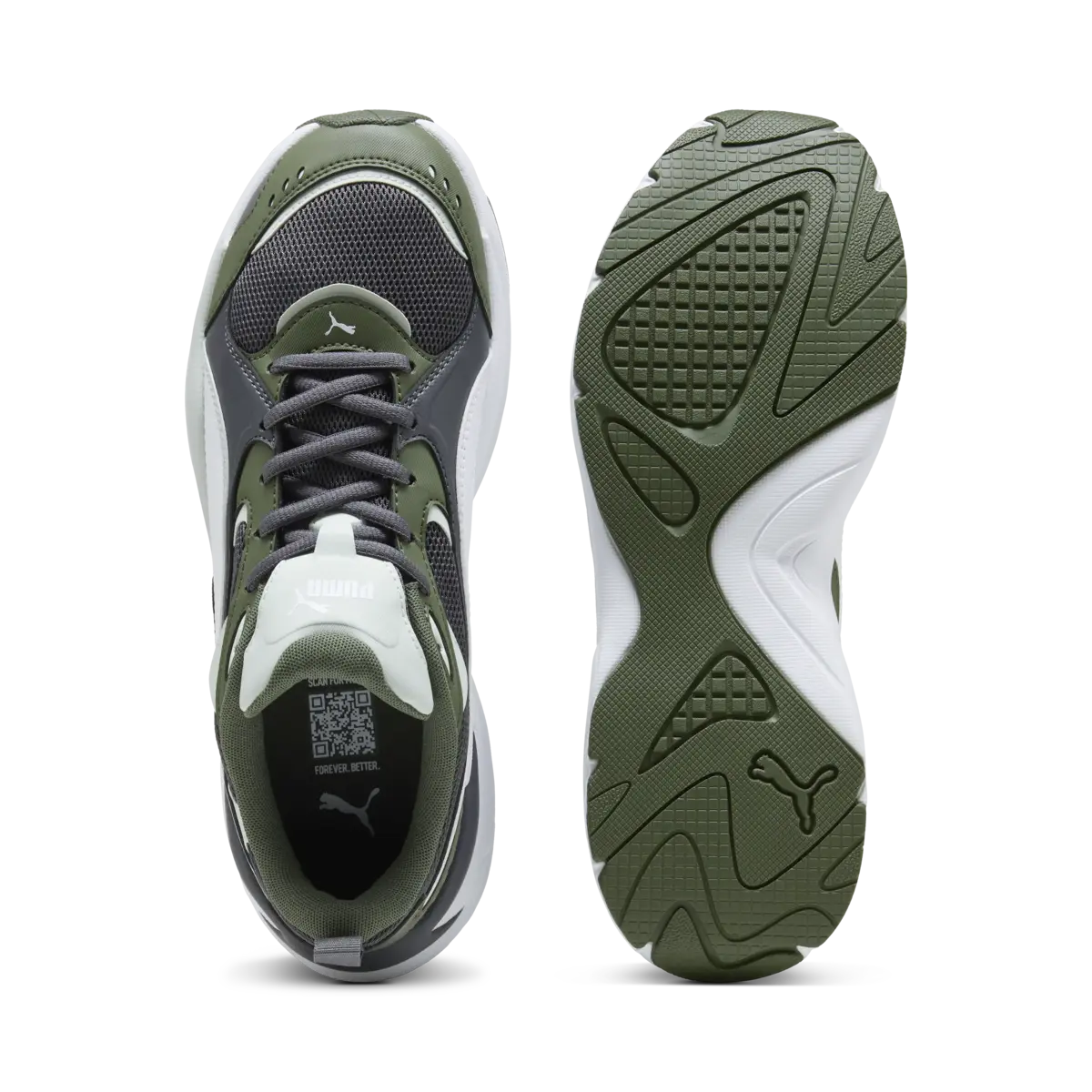 Puma X-RAY 4 Yeşil Erkek Spor Ayakkabı