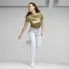 Puma ESS Logo Tee Yeşil Kadın T-Shirt