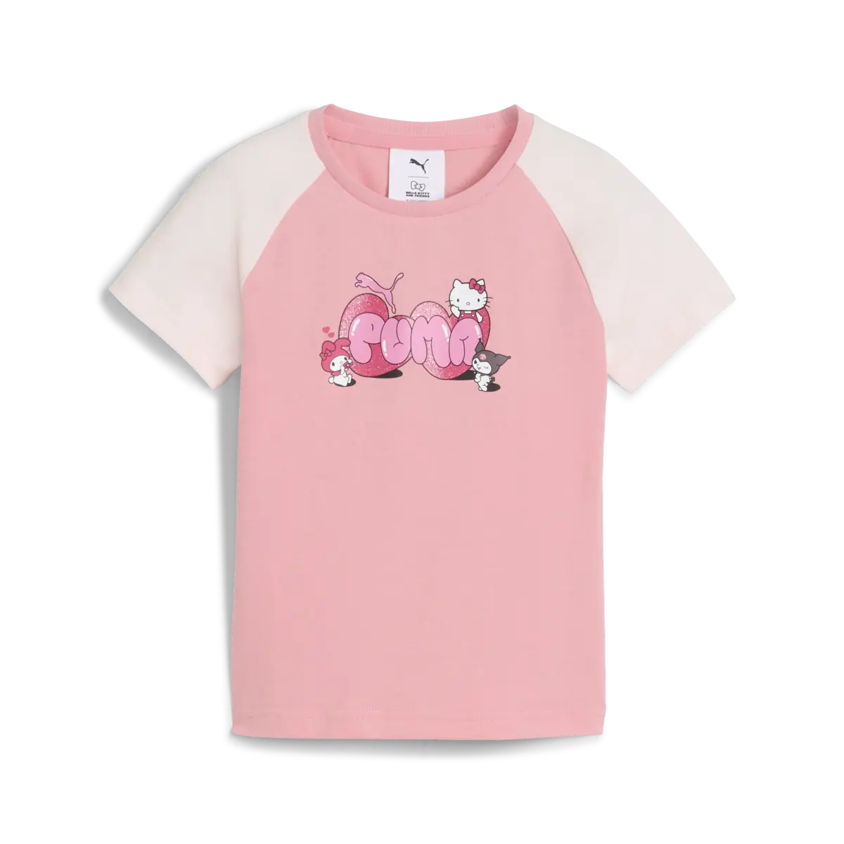 Puma X HK&FR Slim Tee Pembe Kız Çocuk Tişört