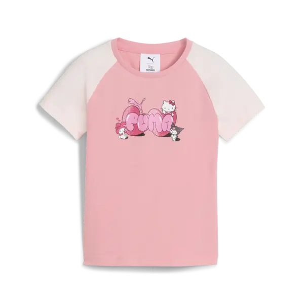 Puma X HK&FR Slim Tee Pembe Kız Çocuk T-Shirt
