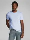 Calvin Klein LINEN COTTON T-SHIRT Mavi Erkek Tişört