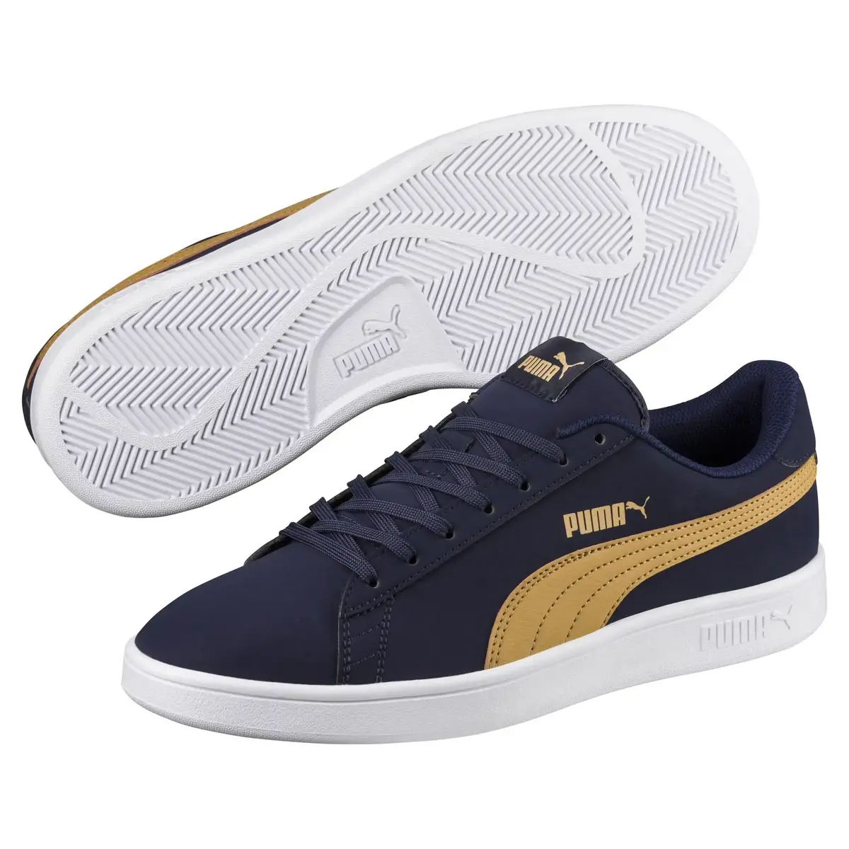 Puma Smash v2 Buck Lacivert Erkek Günlük Spor Ayakkabı