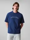 Calvin Klein SS CENTER CHAIN STIT, C3I Lacivert Erkek T-Shirt