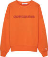 Calvin Klein CKJ RAISED EMBRO SWE Erkek Turuncu Sweatshirt