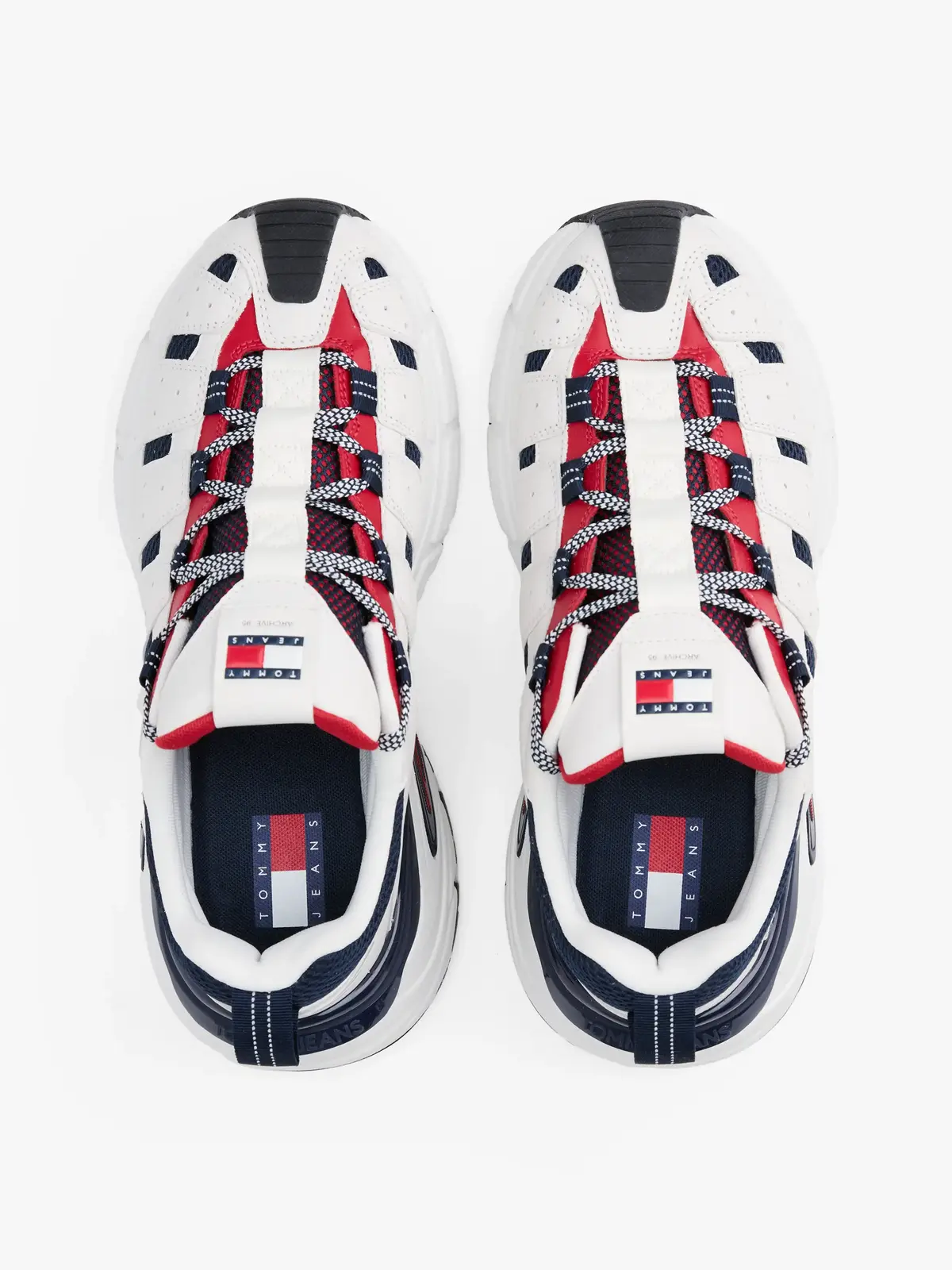 Tommy Hilfiger ARCHIVE'95, 0G1 Beyaz Erkek Spor Ayakkabı & Sneaker