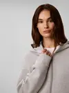 Calvin Klein COTTON SPACER HOODI, P7A Gri Kadın Ceket