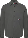 Tommy Hilfiger TJM REG WASHED TWILL, PT2 Gri Erkek Gömlek
