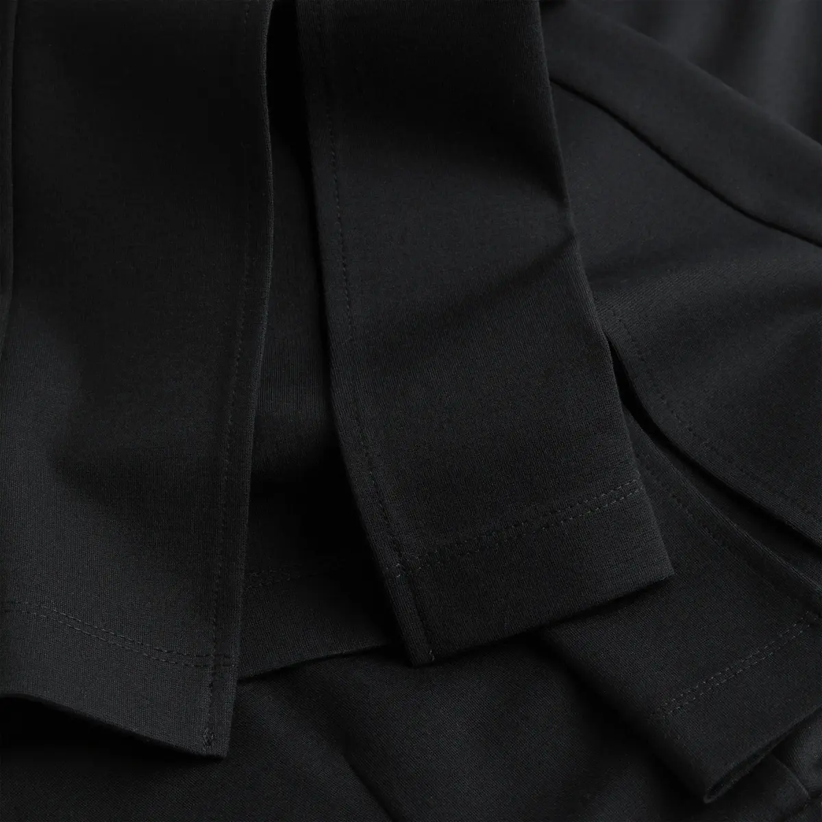 Calvin Klein SPLIT HEM SLIM MILAN Kadın Siyah Geniş Paça Pantolon