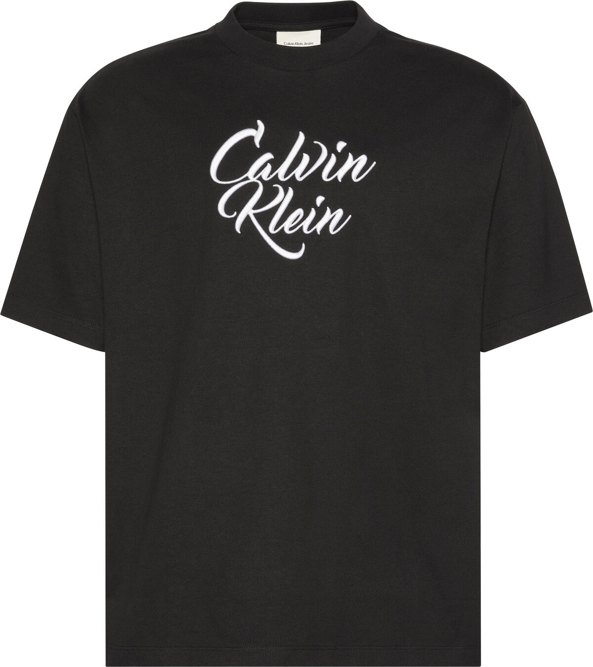 Calvin Klein SS 16S SN CURSIVE CALVIN GRAPHIC Siyah Erkek T-Shirt Calvin Klein SS 16S SN CURSIVE CALVIN GRAPHIC Siyah Erkek T-Shirt