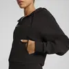 Puma HER Crop Full-Zip Hoodie Siyah Kadın Sweatshirt