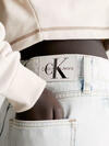 Calvin Klein FRONT SPLIT MAXI DEN, 1AA Kadın Buz Mavisi Kot Etek