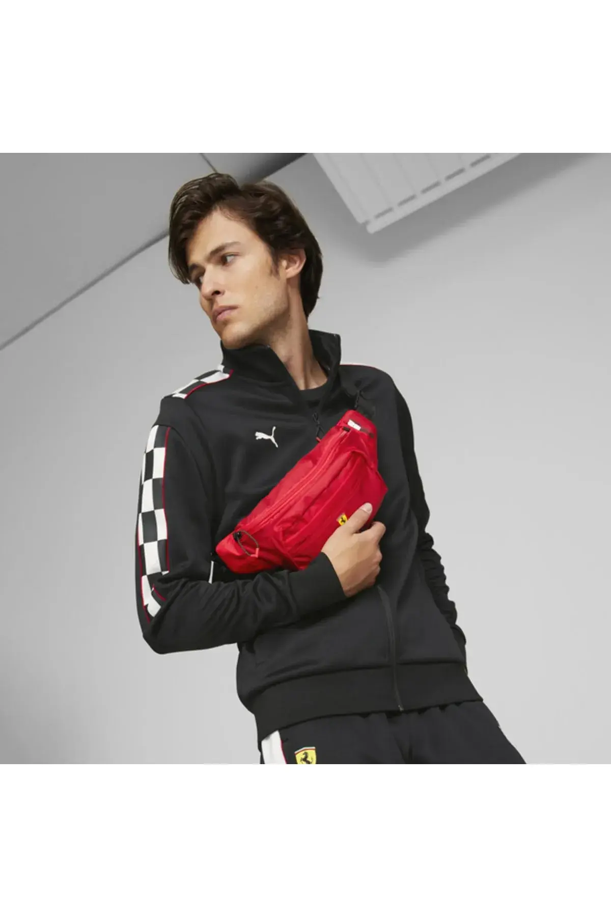 Puma Ferrari Sptwr Race Waist Bag Kırmızı Unisex Bel Çantası