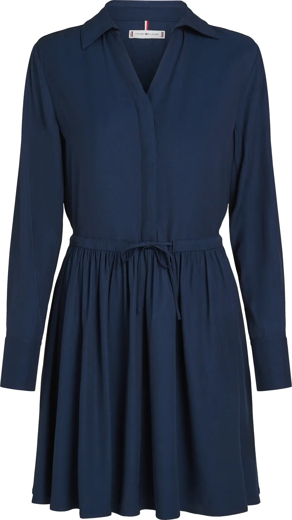 Tommy Hilfiger FLUID VIS BELTED SHO, C1G Lacivert Kadın Elbise-Etek