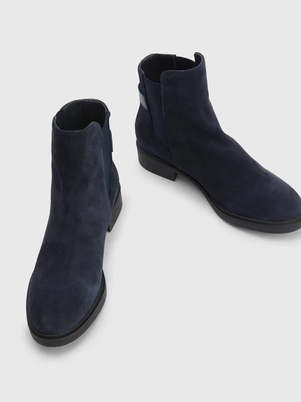 Tommy Hilfiger TH SUEDE FLAT BOOT Kadın Siyah Bot