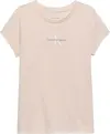 Calvin Klein MICRO MONOGRAM TOP, TGE Pembe Kadın T-Shirt & Polo
