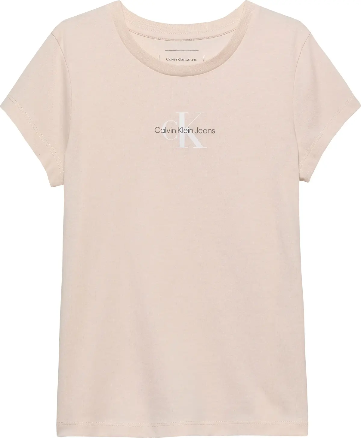 Calvin Klein MICRO MONOGRAM TOP, TGE Pembe Kadın T-Shirt & Polo