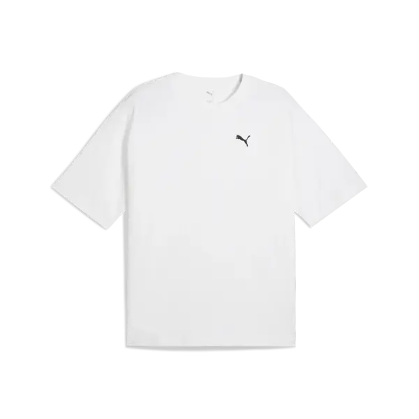 PUMA WARDROBE ESS Boxy Tee Beyaz Erkek T-Shirt