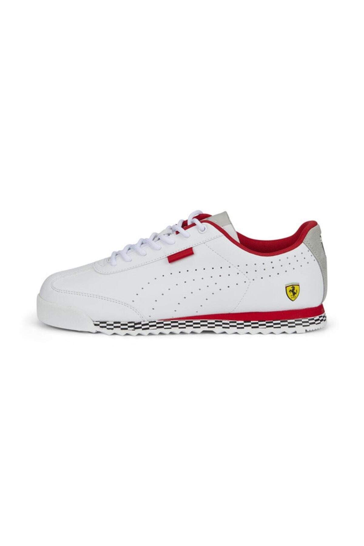 Puma Ferrari Roma Via Perf Kırmızı Erkek Günlük Spor Ayakkabı