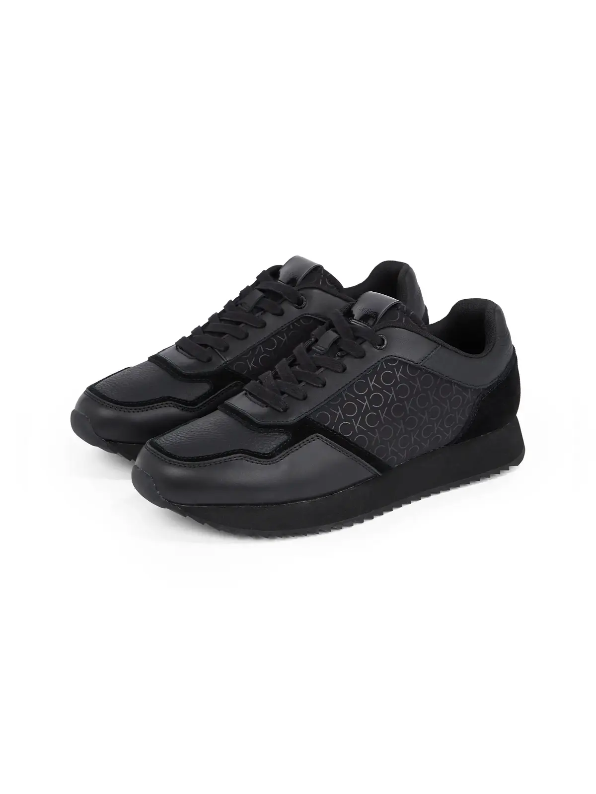 Calvin Klein LOW TOP LACE UP MONO Siyah Günlük Spor Ayakkabı