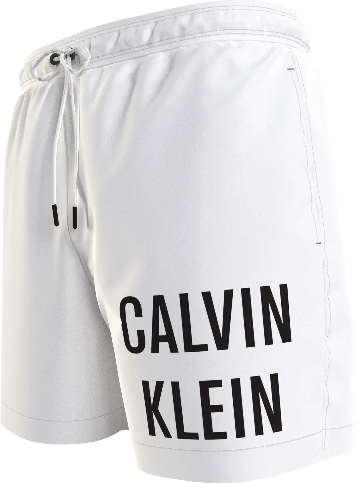 Calvin Klein MEDIUM DRAWSTRING-NO Erkek Beyaz Deniz Şortu