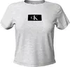 Calvin Klein S/S CREW NECK Kadın Gri T-Shirt