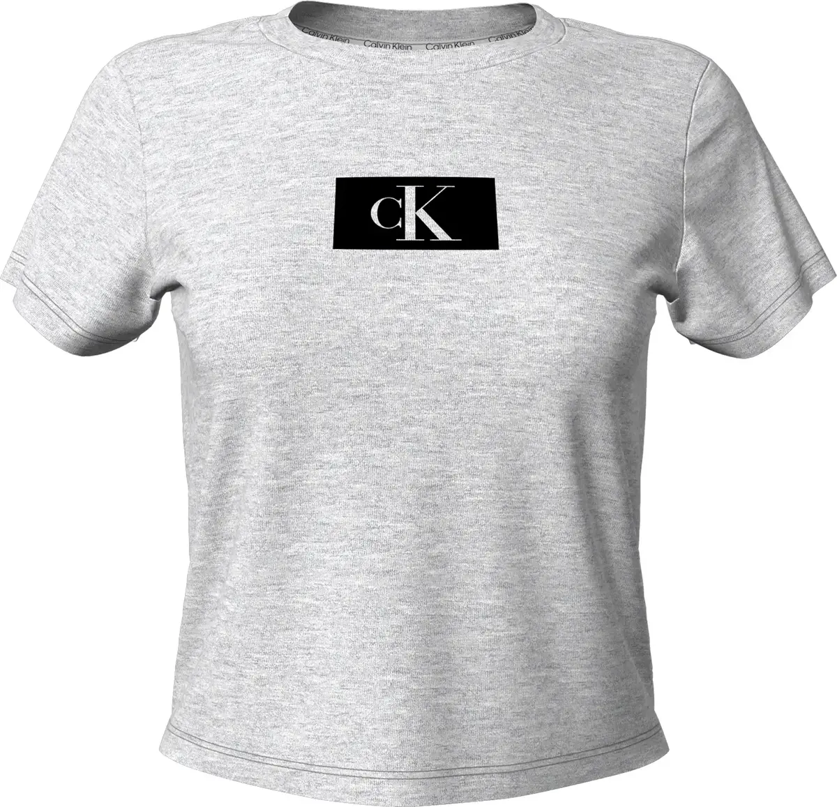 Calvin Klein S/S CREW NECK Kadın Gri T-Shirt