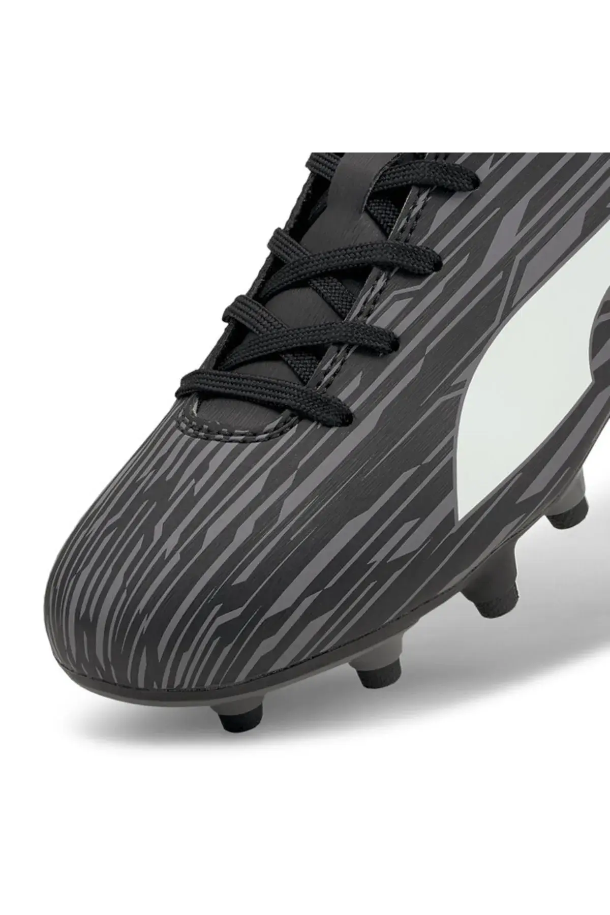Puma Rapido Iıı Fg/Ag Jr Siyah Çocuk Çocuk Krampon