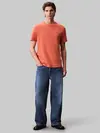 Calvin Klein SS SMOOTH CTTN SOLID, FDZ Turuncu Erkek T-Shirt