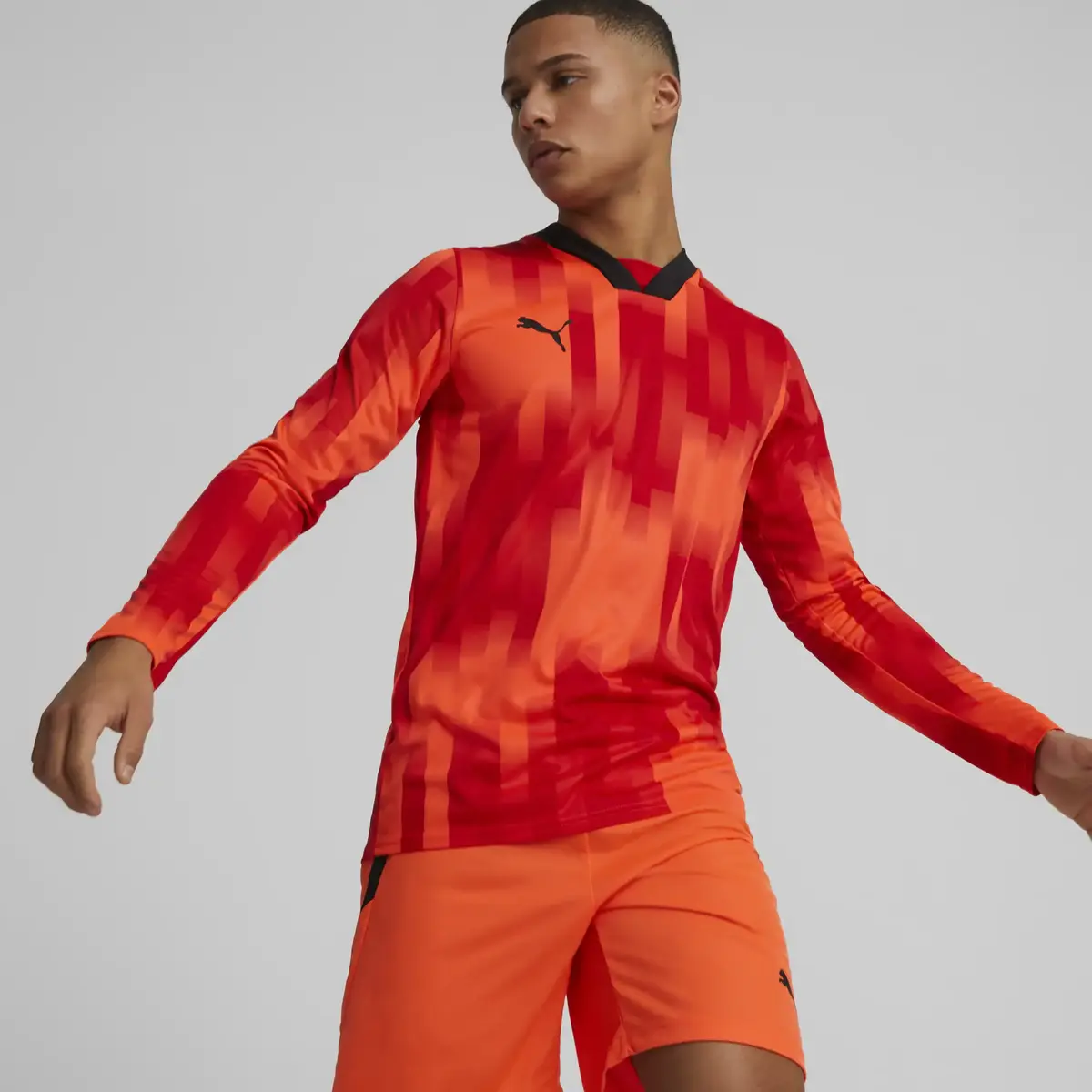 Puma teamTarget GK LS Jersey Kırmızı Kaleci Uzun Kollu Forma