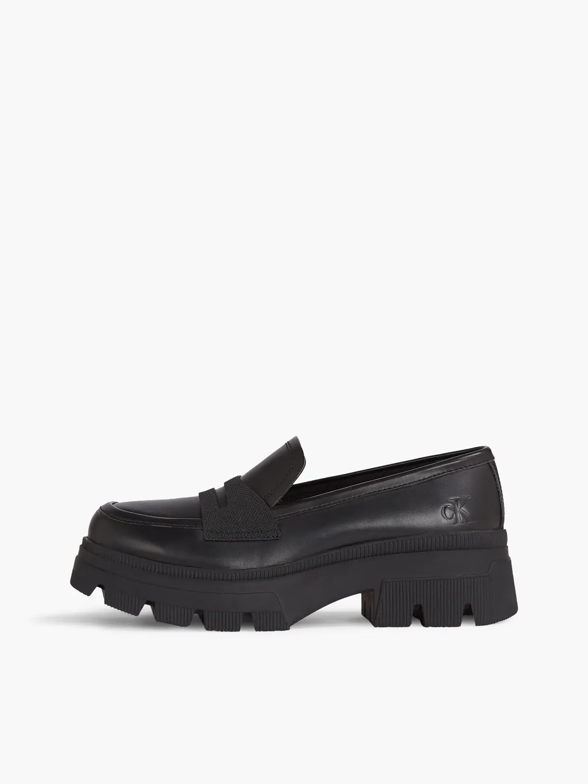 Calvin Klein CHUNKY COMBAT LOAFER Kadın Siyah Ayakkabı