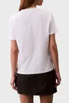 Calvin Klein A- INST. LOGO CLASSIC TEE SS Beyaz Kadın Tişört Calvin Klein A- INST. LOGO CLASSIC TEE SS Beyaz Kadın Tişört