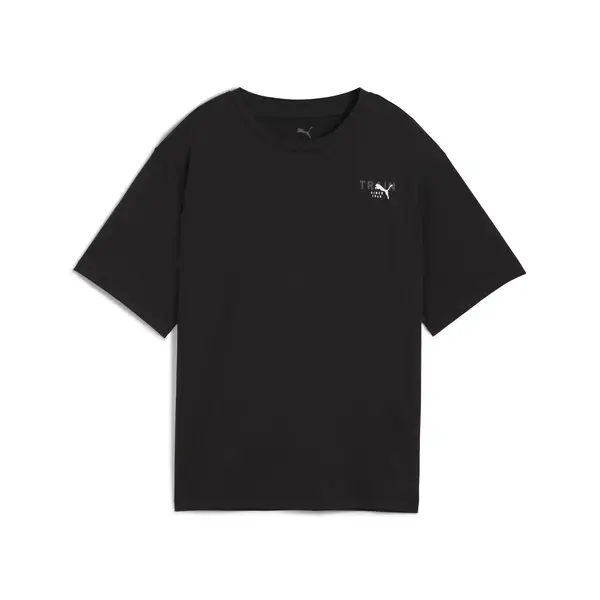 Puma W PRETTY TOUGH GRAPHIC TEE Siyah Kadın T-Shirt