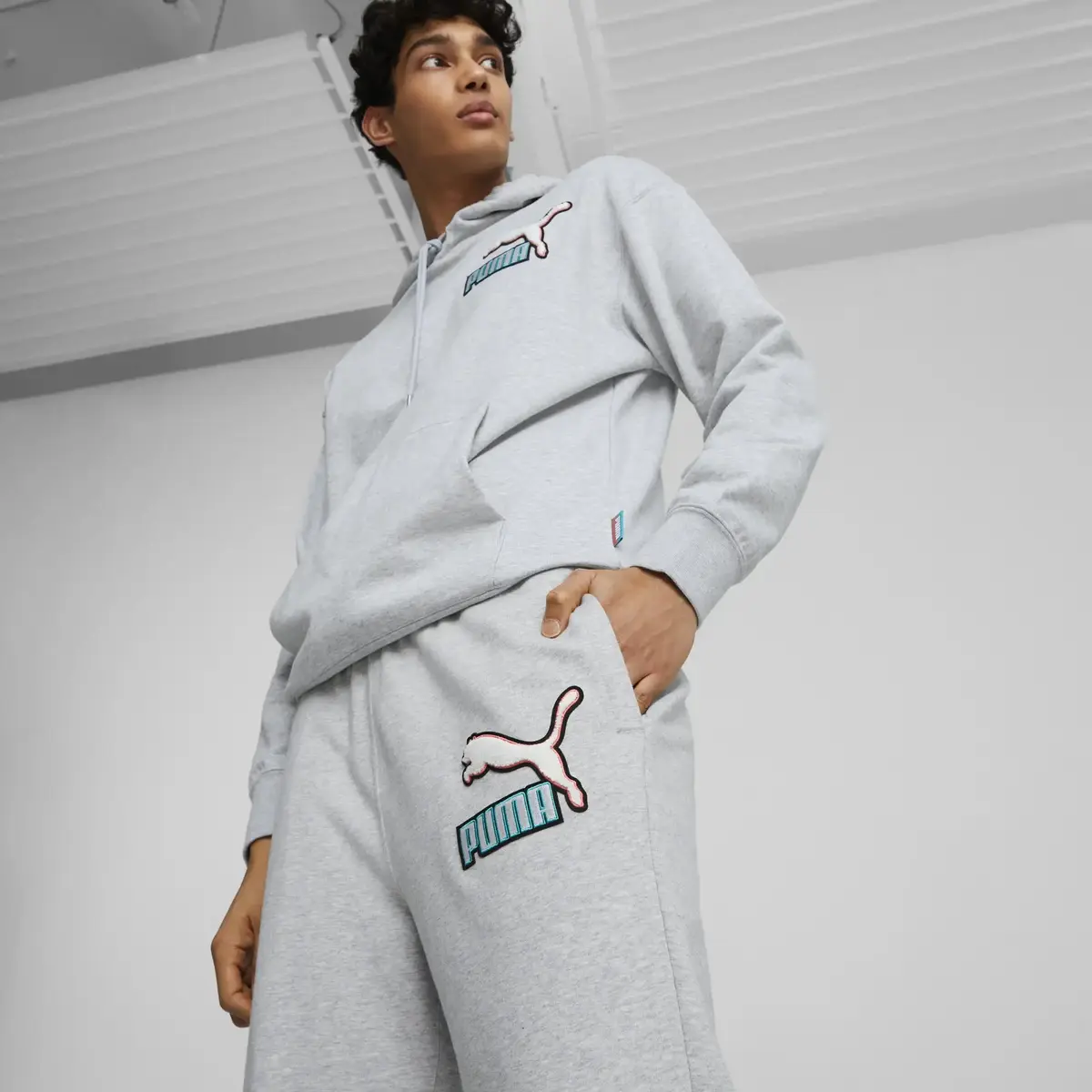 Puma Fandom Sweatpants Gri Erkek Eşofman Altı