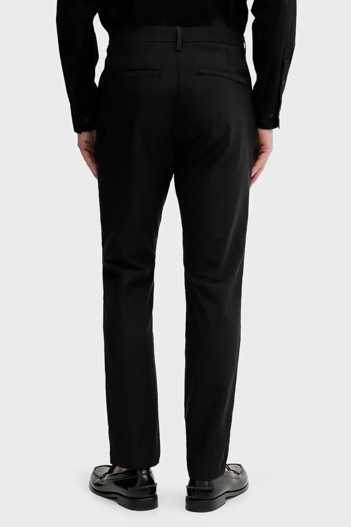 Calvin Klein SLIM TECH STRETCH TROUSER Siyah Erkek Pantolon Calvin Klein SLIM TECH STRETCH TROUSER Siyah Erkek Pantolon