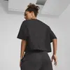 Puma WOMENS GRAPHIC BOXY CROP TEE Siyah Kadın Tank / Kolsuz Üst