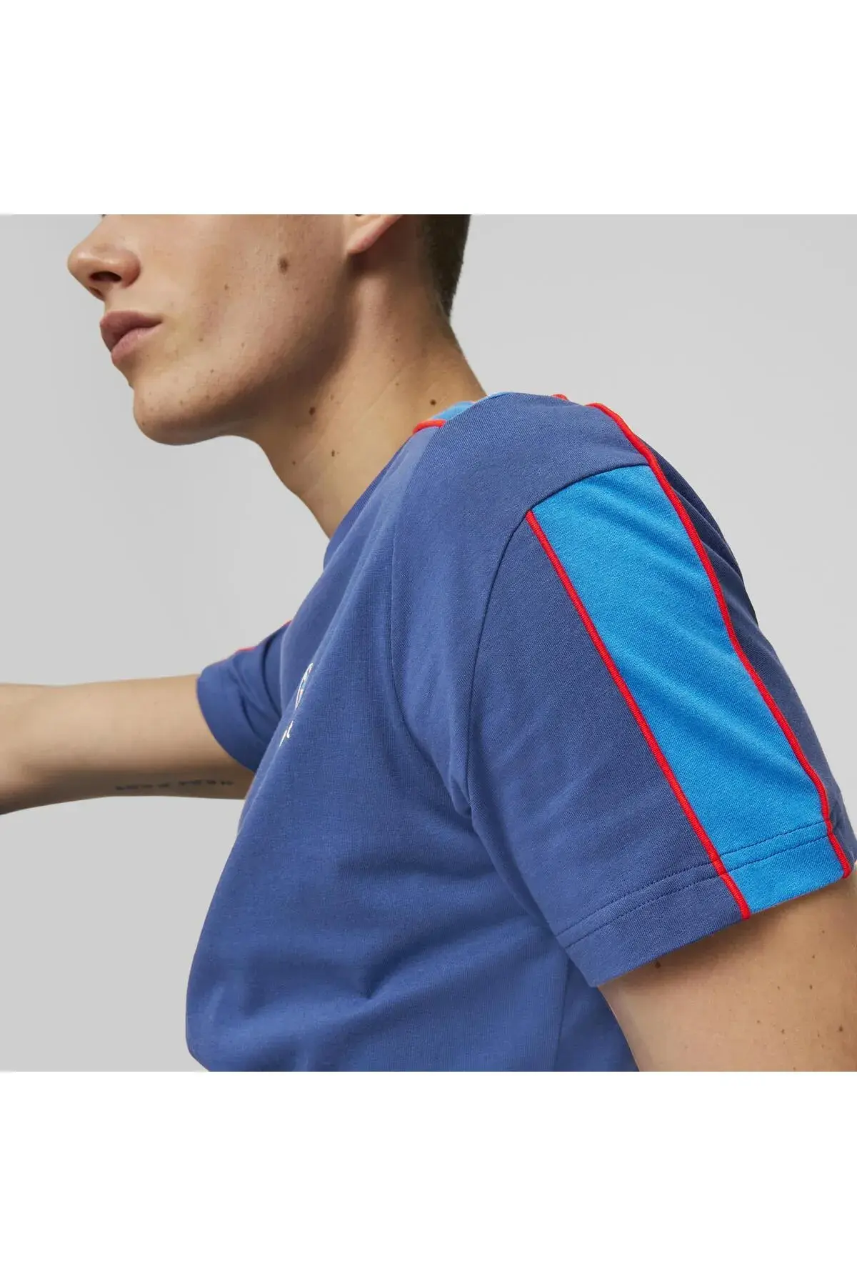 Puma BMW MMS MT7 Tee Mavi Erkek T-Shirt