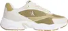 Calvin Klein RETRO TENNIS LOW KNI, 0F8 Krem Erkek Spor Ayakkabı & Sneaker