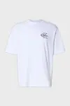 Calvin Klein SS 30S MICRO MONOLOGO GRAPHIC TE Beyaz Erkek Tişört